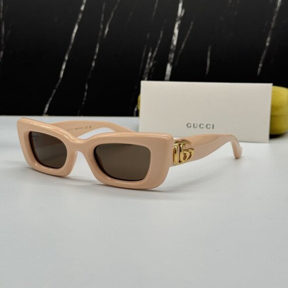 NEW GG1827S 005 GUCCI SUNGLASSES PINK WOMEN EYEWEAR GUCCI